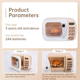 اسباب بازی ماکروفر لیتل هوم کرم قهوهای به همراه ست همبرگر، سیب زمینی و نوشابه در فروشگاه ال آی تویز