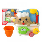 اسباب بازی حمام برند Huanger طرح فوک در وان حمام با آسیاب آبی و فنجان ریختن آب در فروشگاه ال آی تویز