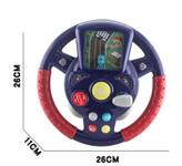 اسباب بازی فرمان موزیکال برند Lean Toys مدل Simulate Driving آیتم ۳۶۸۸ با افکتهای صوتی رانندگی در فروشگاه ال آی تویز