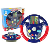 اسباب بازی فرمان موزیکال برند Lean Toys مدل Simulate Driving آیتم ۳۶۸۸ با افکتهای صوتی رانندگی در فروشگاه ال آی تویز