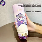 فلاسک نیدار اورجینال Kuromi برند Sanrio با بدنه بنفش گرادینت و درب قفلدار ضد نشت در فروشگاه ال آی تویز