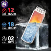 فلاسک نیدار اورجینال Kuromi برند Sanrio با بدنه بنفش گرادینت و درب قفلدار ضد نشت در فروشگاه ال آی تویز