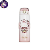 فلاسک نیدار اورجینال Hello Kitty برند Sanrio با بدنه صورتی گرادینت و بند سیلیکونی در فروشگاه ال آی تویز