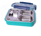 ظرف غذا دو طبقه داخل استیل ۳۰۴ مدل فضانورد با ظرفیت ۷۱۰ میلیلیتر و طرح Space در فروشگاه ال آی تویز