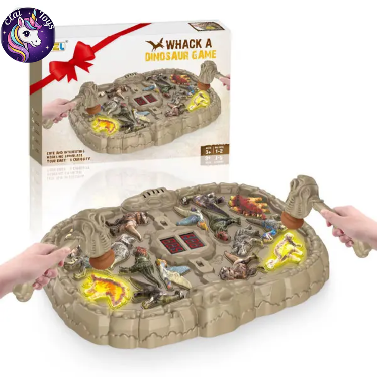 بازی کوبهای Whack A Dinosaur Game همراه با چکش و صفحه نمایش دیجیتال در فروشگاه ال آی تویز
