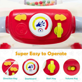 واکر موزیکال چند منظوره هولی تویز مدل ۸۹۹۷ رنگی به همراه پنل بازی آموزشی و چرخهای ضد لغزش در ال آی تویز