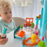 ست ۳ در ۱ اسباب بازی کلینیک و نگهداری حیوانات خانگی مدل کوله پشتی ووپی به همراه سگ پولیشی در ال آی تویز