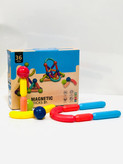 ست ساختنی مغناطیسی ۳۶ قطعه مدل Magnetic Sticks شامل میلههای آهنربایی رنگی و گویهای اتصال در فروشگاه ال آی تویز
