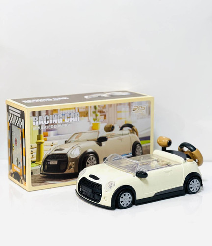 ماشین ریسینگ کنترلی طرح مینیکوپر مدل Racing Car با فرمان شبیهساز رانندگی و افکتهای نوری در فروشگاه ال آی تویز