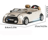 ماشین ریسینگ کنترلی طرح مینیکوپر مدل Racing Car با فرمان شبیهساز رانندگی و افکتهای نوری در فروشگاه ال آی تویز