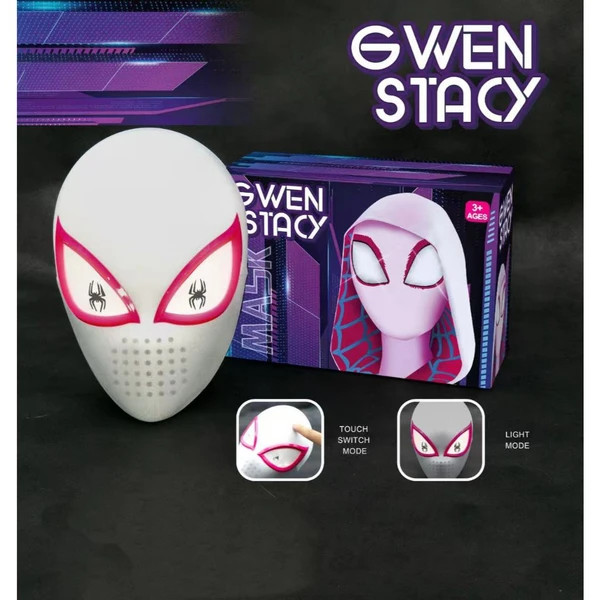 ماسک ایفای نقش گوئن استیسی (اسپایدر گوئن) با طراحی دقیق کمیک و جنس پلاستیک مقاوم در فروشگاه ال آی تویز