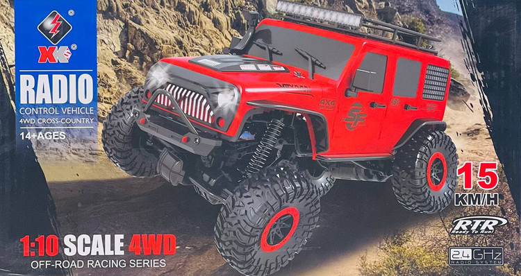 ماشین کنترلی آفرود Wltoys مدل 104311 مقیاس ۱:۱۰ دو دیفرانسیل ۴WD با سرعت ۱۵ کیلومتر بر ساعت در فروشگاه ال آی تویز