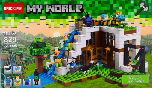 لگو ماینکرفت ۷۲۹ قطعه مدل چند سازه با ۶ مینیفیگور