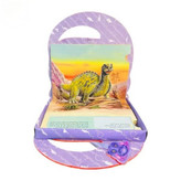 کتاب دایرهالمعارف دایناسورها نشر فایرو با طراحی دسته مخصوص حمل و صفحات رنگی آموزشی برای کودکان در فروشگاه ال آی تویز