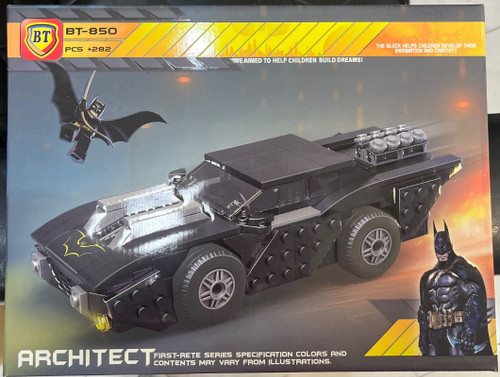 لگو ماشین بتمن سری Architect مدل BT-850 با ۲۸۲ قطعه و مینیفیگور بتمن در فروشگاه ال آی تویز