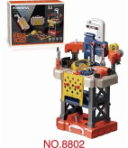 میز ابزار کودک ۳ کاره ۷۸ قطعه مدل Kid's Tool Workbench کد ۸۸۰۲ با قابلیت تبدیل به چمدان ترولی چرخدار در فروشگاه ال آی تویز