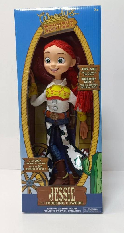 عروسک سخنگو جسی داستان اسباب بازی ها Toy Story مدل Jessie The Yodeling Cowgirl طنابکش چراغدار کد ۴۶۵۲ در فروشگاه ال آی تویز
