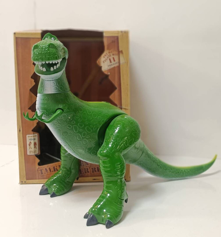 عروسک دایناسور رکس سخنگو داستان اسباب بازی ها Toy Story مدل Rex Talking Figure با قابلیت پخش ۱۱ جمله کد ۲۴۴۵ در فروشگاه ال آی تویز