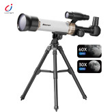 تلسکوپ نجومی آموزشی حرفهای ۷۰ میلیمتری به همراه پایه سه پایه و گیره موبایل کد SD609 ال آی تویز