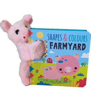 کتاب انگلیسی آموزش اشکال و رنگها مدل Shapes and Colours FARMYARD