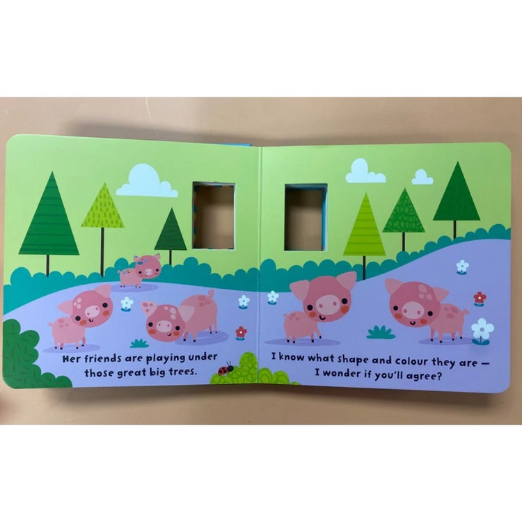 کتاب انگلیسی آموزش اشکال و رنگها مدل Shapes and Colours FARMYARD